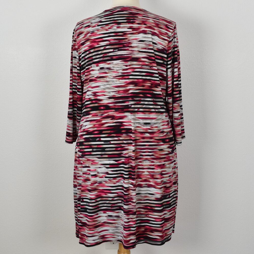 Calvin Klein Stripe Wrap Style Dress - 3x - Picture 5 of 8
